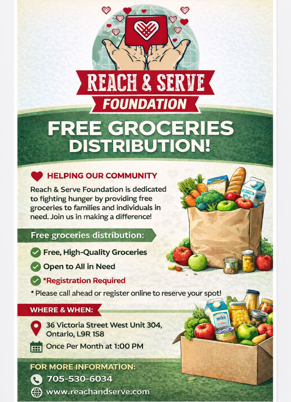 Reach and Serve flyer